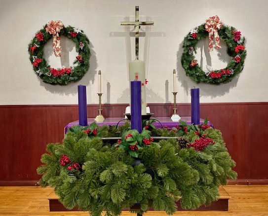 Union Center United Methodist Church side view