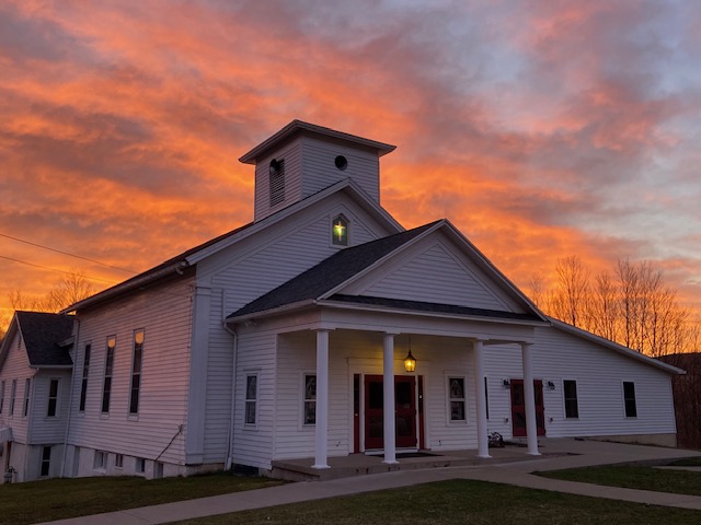 Union Center United Methodist Church side view